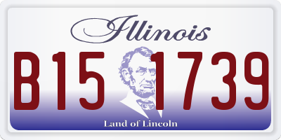IL license plate B151739