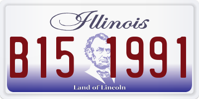 IL license plate B151991