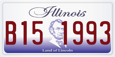 IL license plate B151993