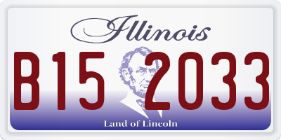 IL license plate B152033