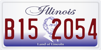 IL license plate B152054