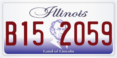 IL license plate B152059