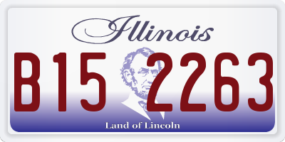IL license plate B152263