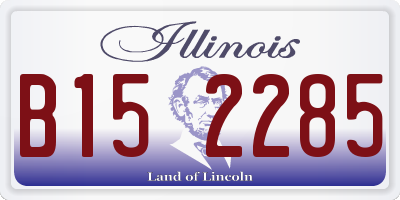 IL license plate B152285