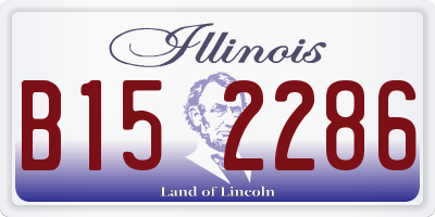 IL license plate B152286