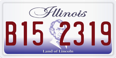 IL license plate B152319