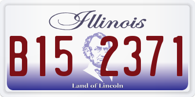 IL license plate B152371