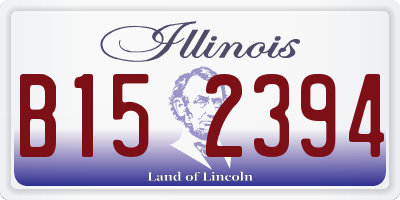 IL license plate B152394