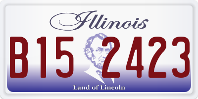 IL license plate B152423