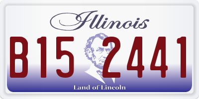 IL license plate B152441