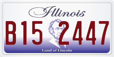 IL license plate B152447