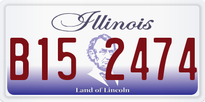 IL license plate B152474