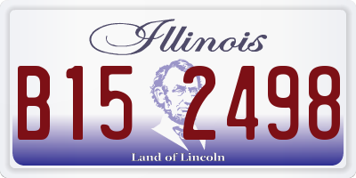 IL license plate B152498