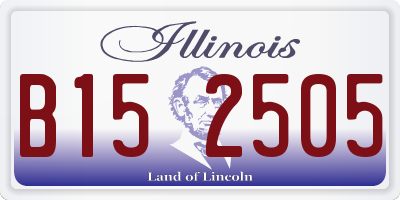 IL license plate B152505