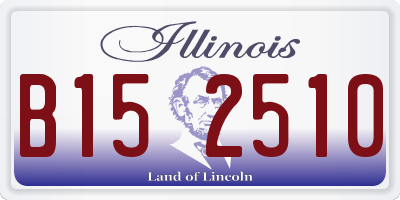 IL license plate B152510