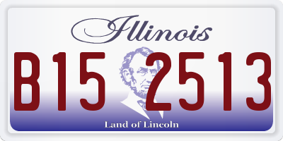 IL license plate B152513