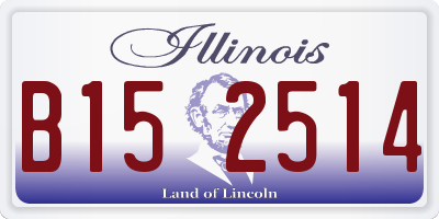 IL license plate B152514