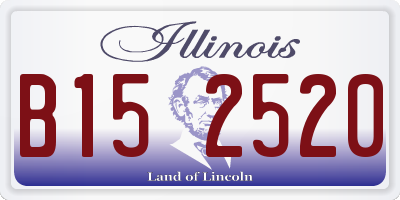 IL license plate B152520