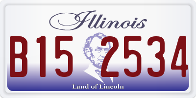 IL license plate B152534