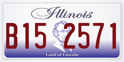 IL license plate B152571