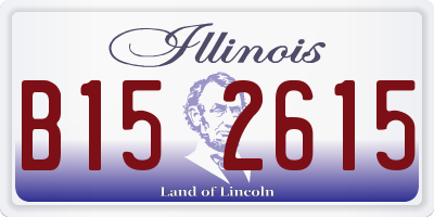 IL license plate B152615