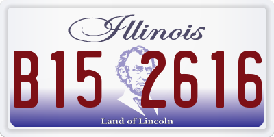 IL license plate B152616