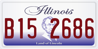 IL license plate B152686
