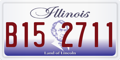 IL license plate B152711