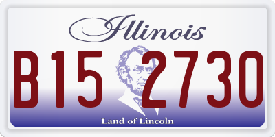 IL license plate B152730