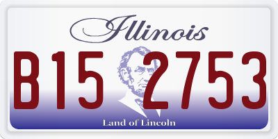 IL license plate B152753