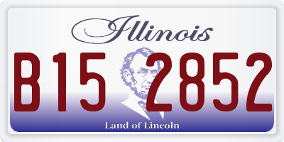 IL license plate B152852