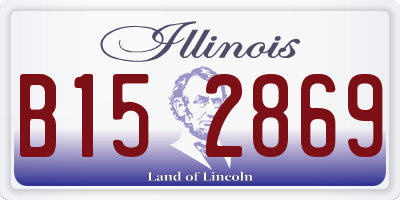 IL license plate B152869