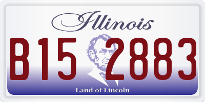 IL license plate B152883