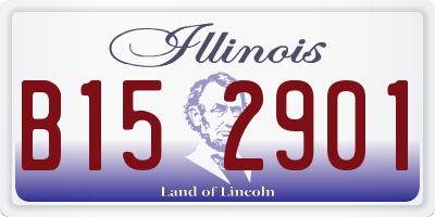 IL license plate B152901