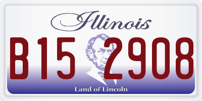 IL license plate B152908