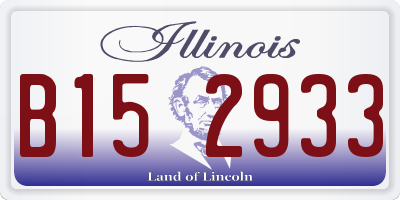 IL license plate B152933