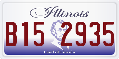 IL license plate B152935