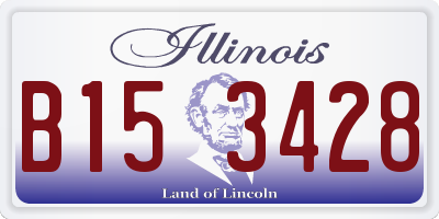 IL license plate B153428