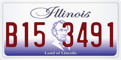 IL license plate B153491