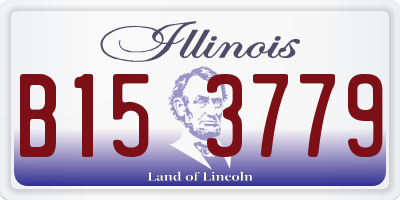 IL license plate B153779