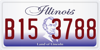 IL license plate B153788