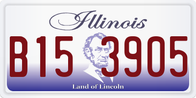 IL license plate B153905