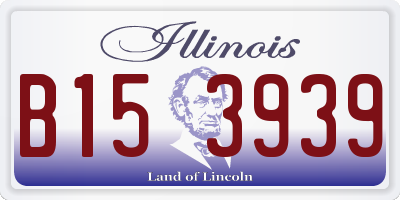 IL license plate B153939