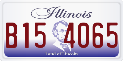 IL license plate B154065