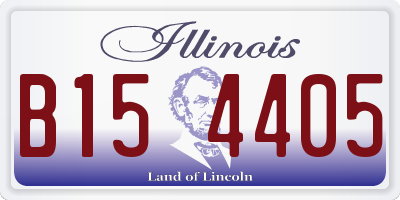 IL license plate B154405