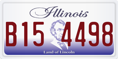 IL license plate B154498
