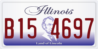 IL license plate B154697