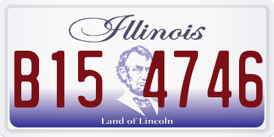IL license plate B154746