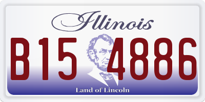 IL license plate B154886