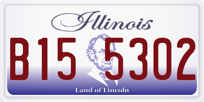 IL license plate B155302